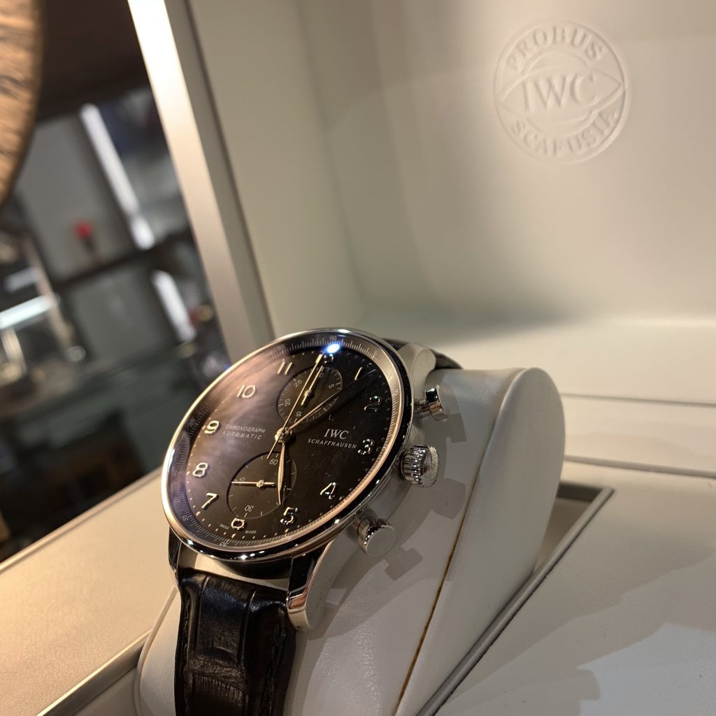 IWC ポルトギーゼ・クロノグラフ IW371447 買取させていただきました