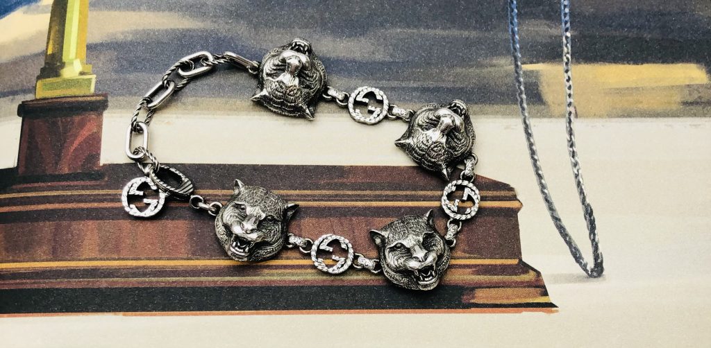 グッチガーデン キャットヘッドブレスレットを買取！