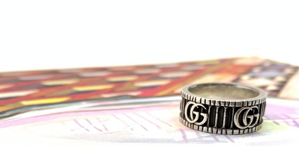 グッチのダブルG シルバーリングを買取しました