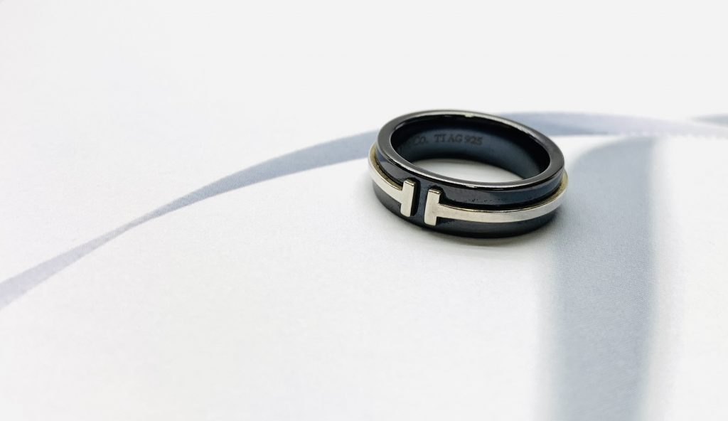 【ティファニー高価買取】T ワイドリング