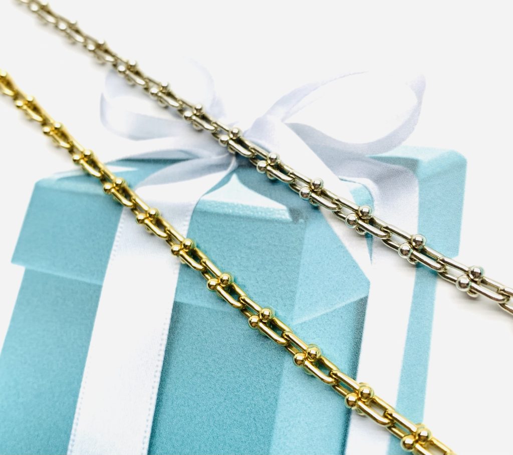 Tiffany ティファニー ハードウェア リンクブレスレット ラージサイズ-