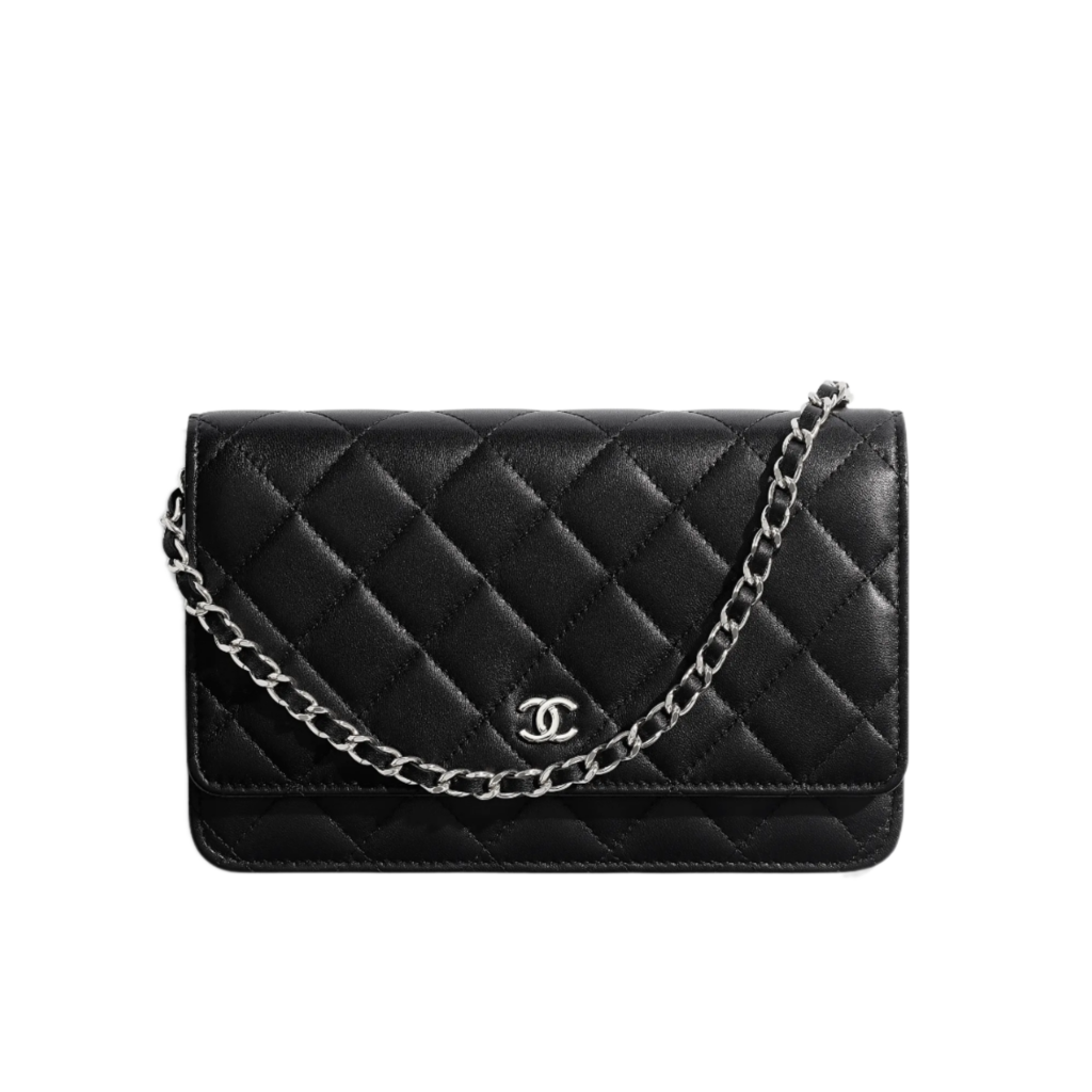 シャネル  AP0250 マトラッセ チェーンウォレット ラムスキン