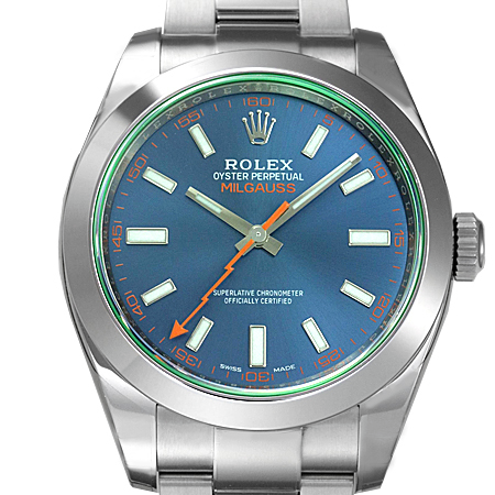 ロレックス  116400GV ミルガウス Zブルー
