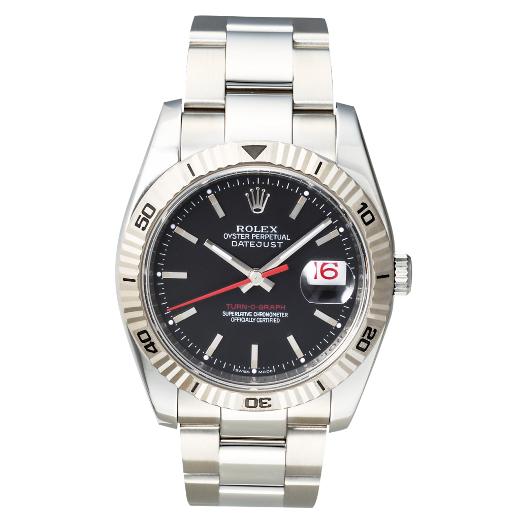 ロレックス  116264 ターノグラフ SS×WG ブラック