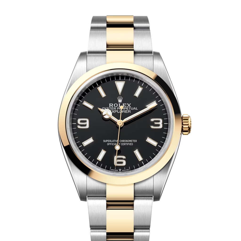 ロレックス  124273 エクスプローラーⅠ SS×YG