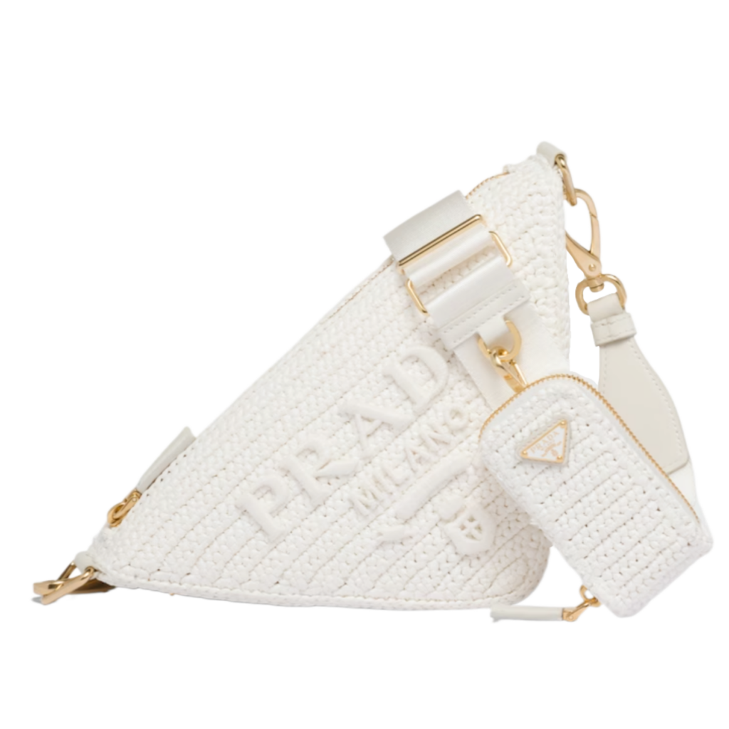 プラダ  1BH190 トライアングル クロシェ ショルダーバッグ