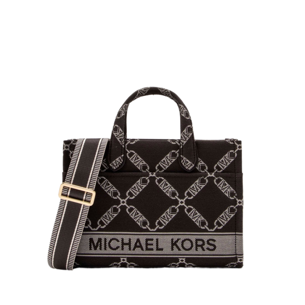 マイケルコース GIGI エンパイア ロゴ ジャカード クロスボディ スモール