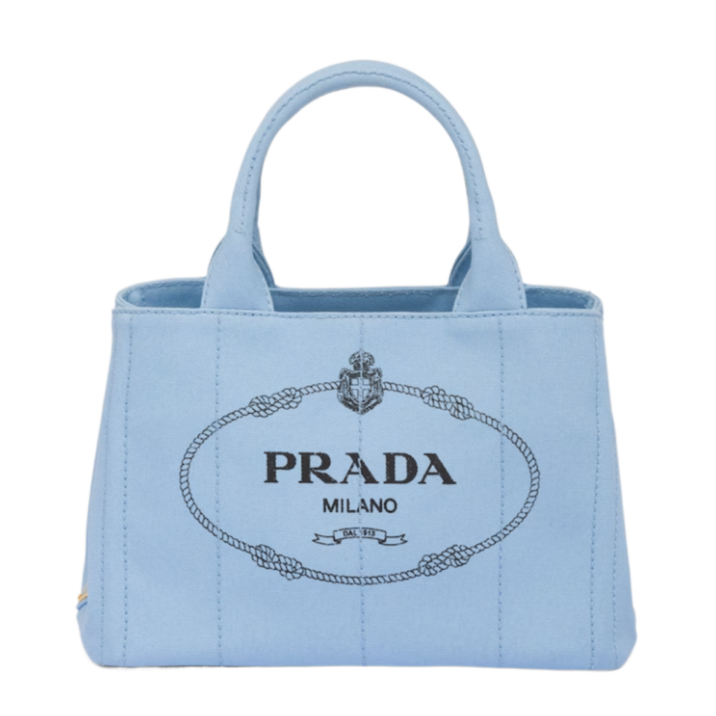 プラダ  1BG439 カナパ ファブリック ハンドバッグ