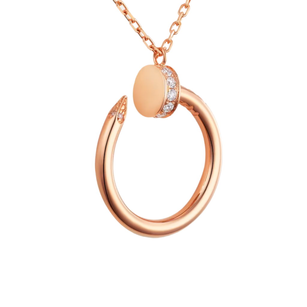 カルティエ ジュスト B7224888 ジュスト アン クル ネックレス ピンクゴールド ダイヤモンド