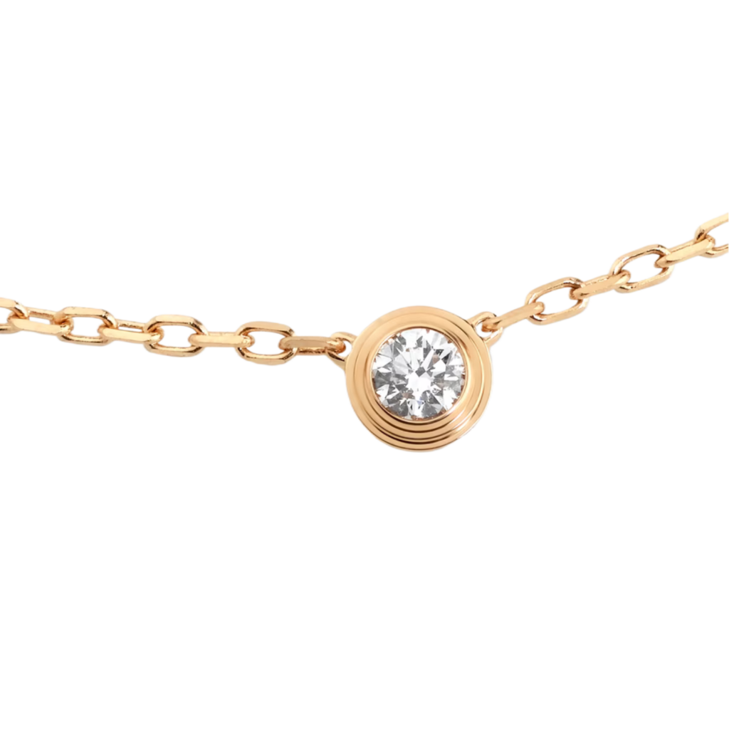 カルティエ ダムール B7215800 ダムール ネックレス SM イエローゴールド ダイヤモンド