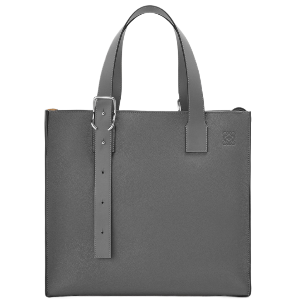 ロエベ バックル ジッパー B692K99X02 バックル ジッパー トートバッグ ソフトグレインカーフ