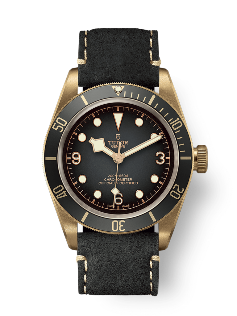 チュードル BLACK BAY ブラックベイ 79250BA BLACK BAY BRONZE ブラック レザーストラップ