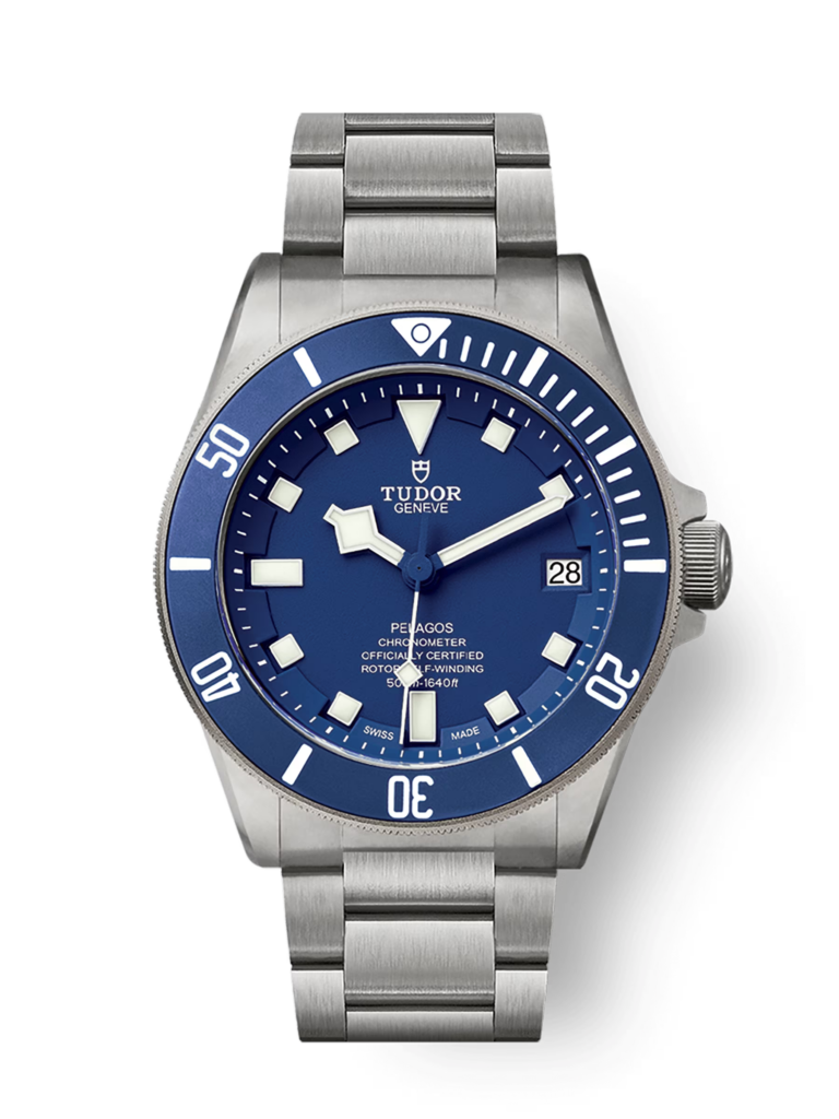 チュードル PELAGOS ペラゴス 25600TB PELAGOS セラミック製マットブルーディスク チタニウム製ブレスレット