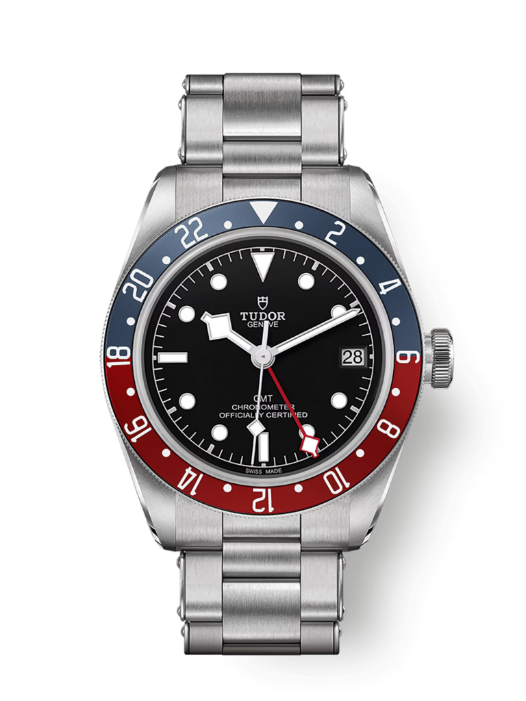 チュードル BLACK BAY ブラックベイ 79830RB BLACK BAY GMT 41 mm スチール製ケース リベット スチール製ブレスレット