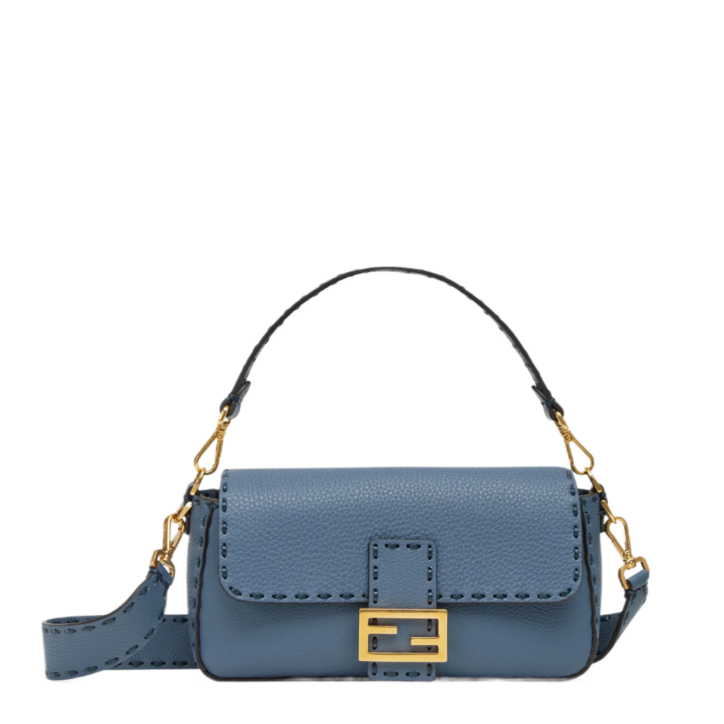 フェンディ 8BR600ANT2F1K37 バゲット セレリア バッグ オーバーサイズトップステッチ