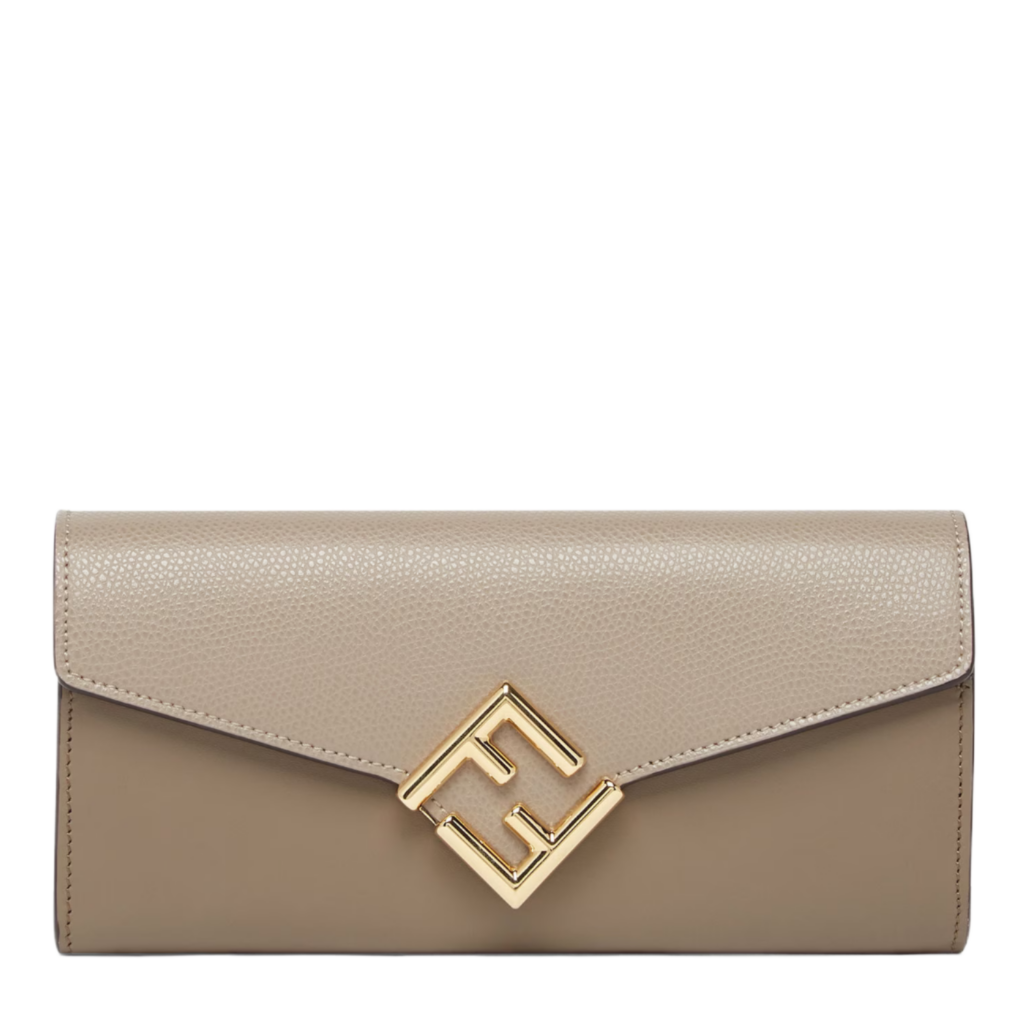 フェンディ 8M0251ALWAF1N1G FFダイヤモンド コンチネンタル ウォレット ツートンレザー